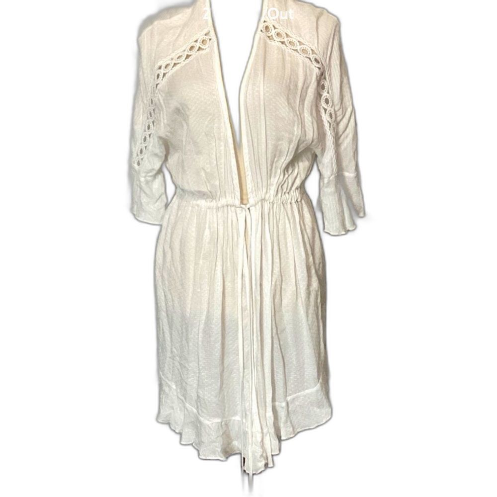 Dottie Bathing Suit Cover Up Women’s Size Medium Color White